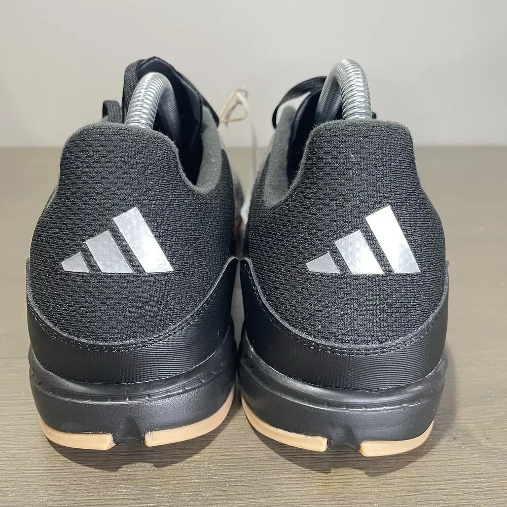 Adidas Mens Size 10.5 Shoes NEW F50 League Indoor Soccer IN Black Red IE1227